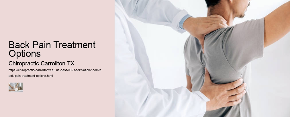Back Pain Treatment Options