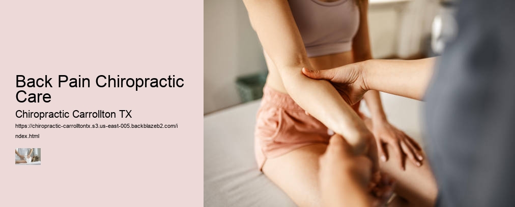 Back Pain Chiropractic Care